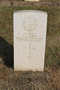 Ismailia War Memorial Cemetery - Aiken, Adrian Uriah
